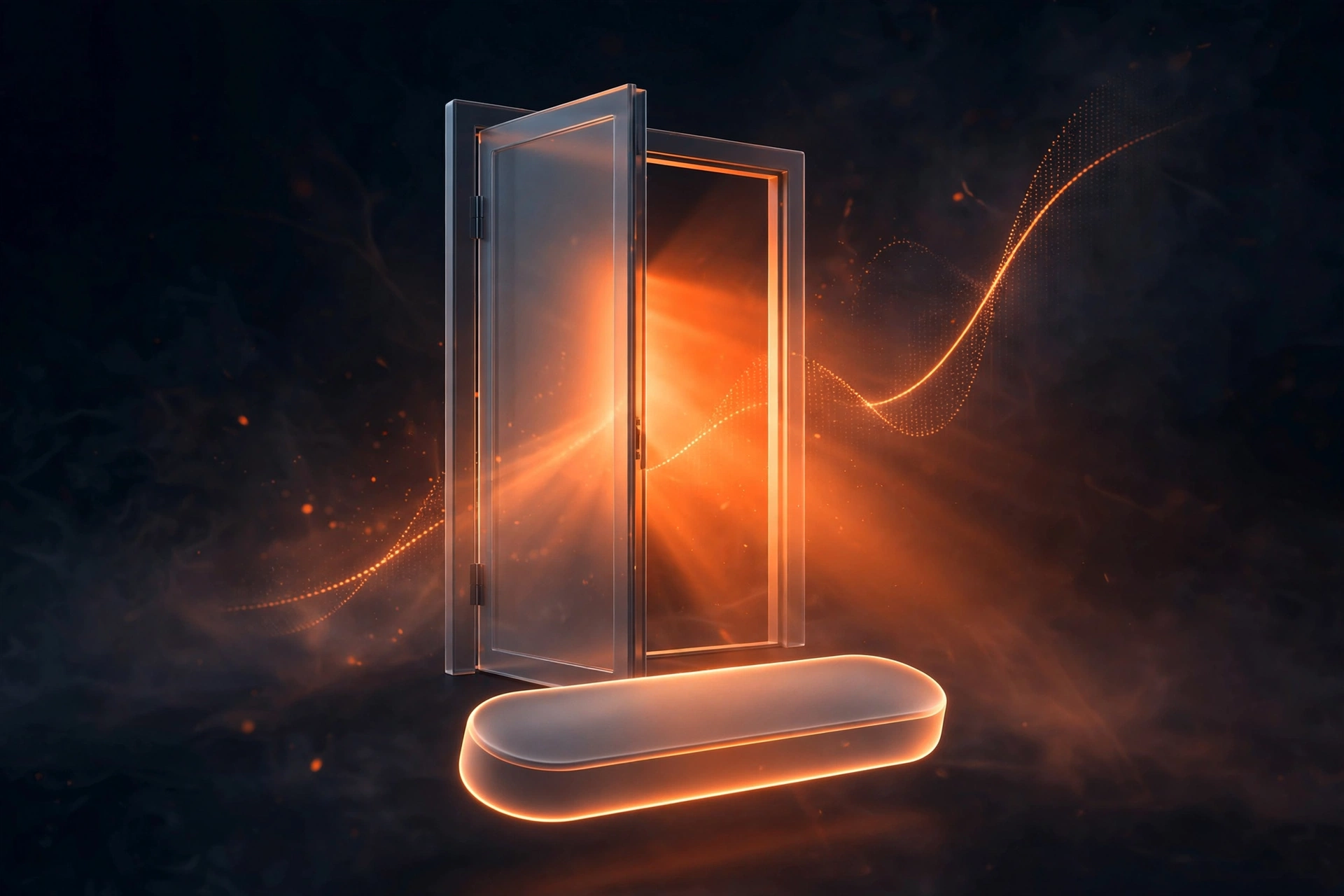 App idea validation smoke test with fake door button and analytics illustration