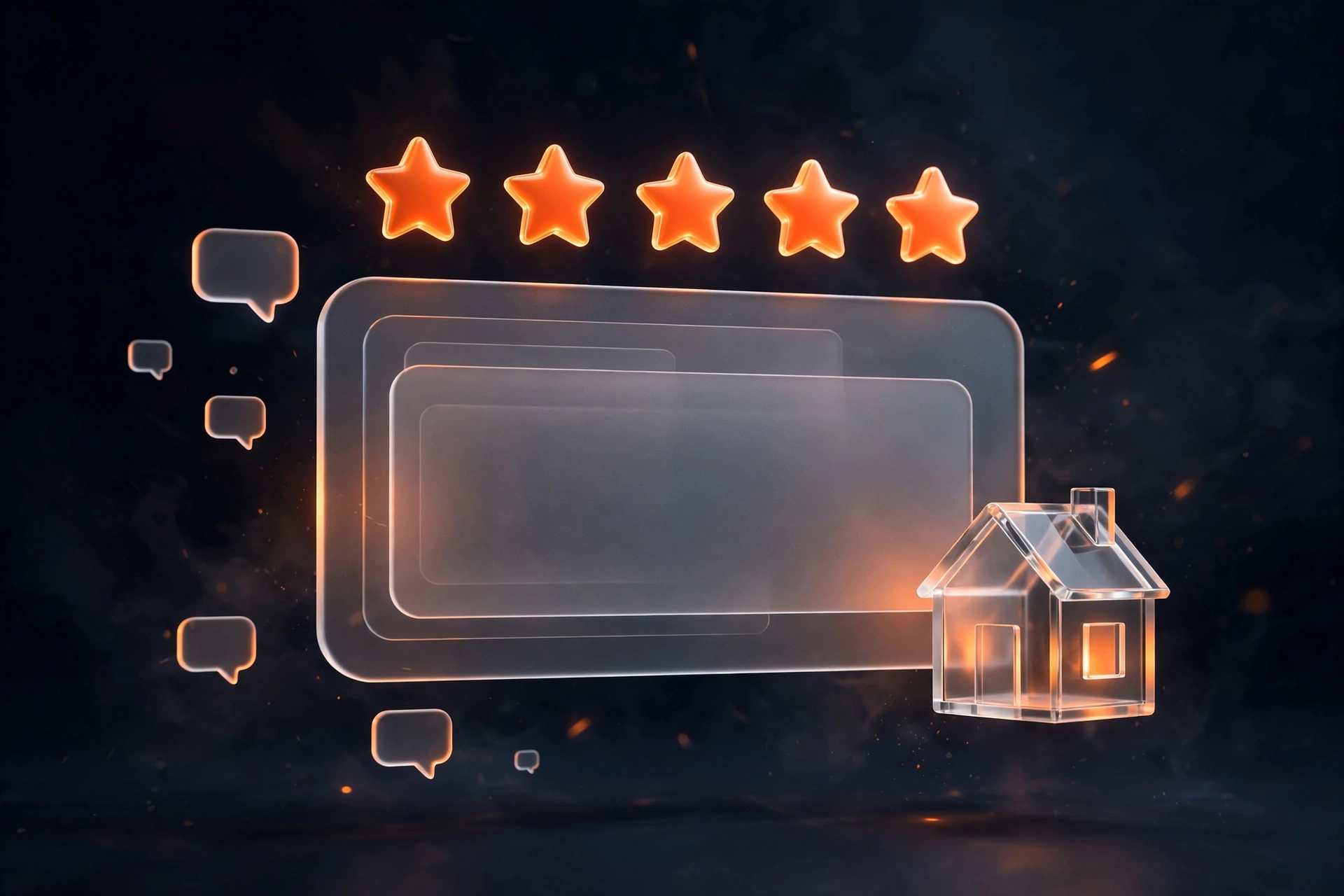 Five-star Google reviews for real estate SEO building trust with home sellers