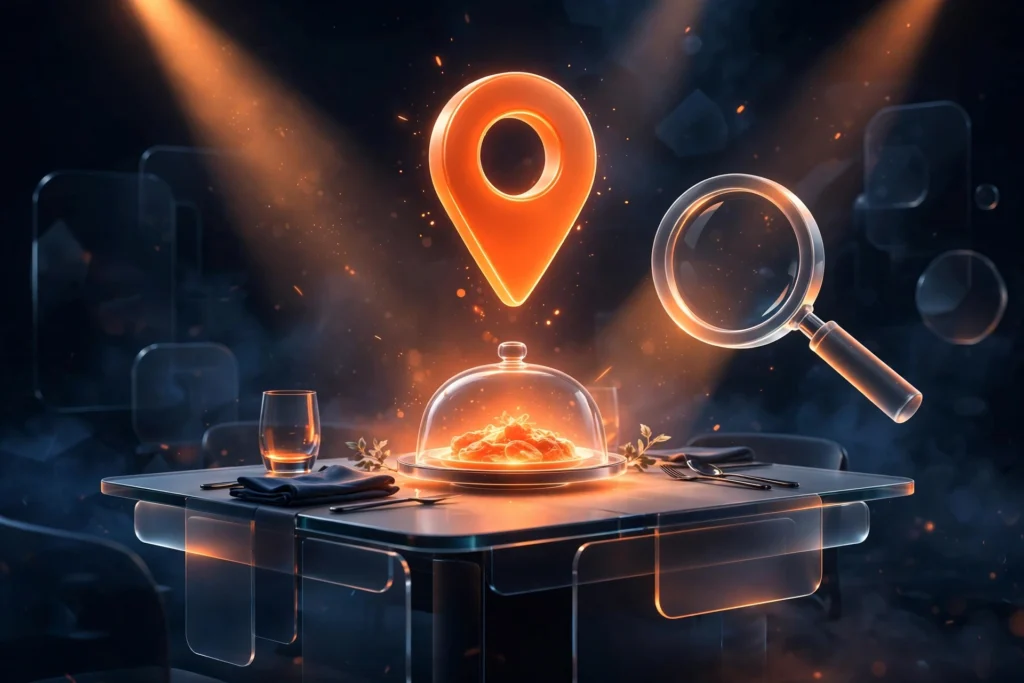 restaurant seo — feature illustration