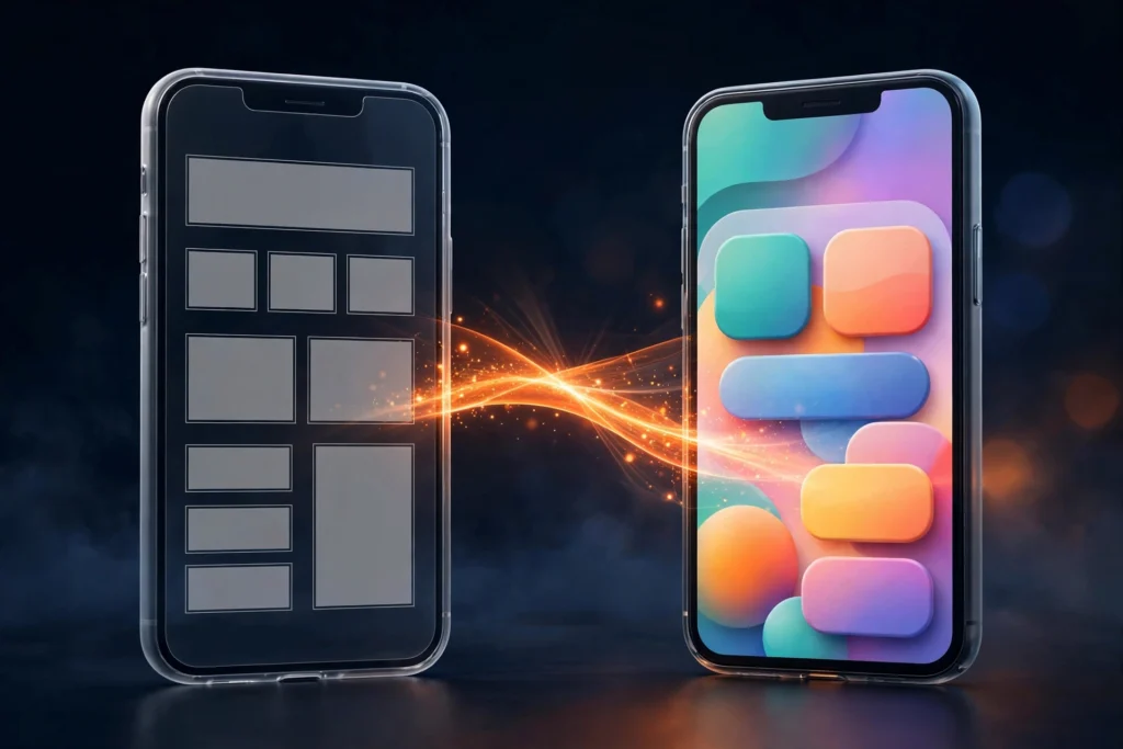 ui vs ux — feature illustration