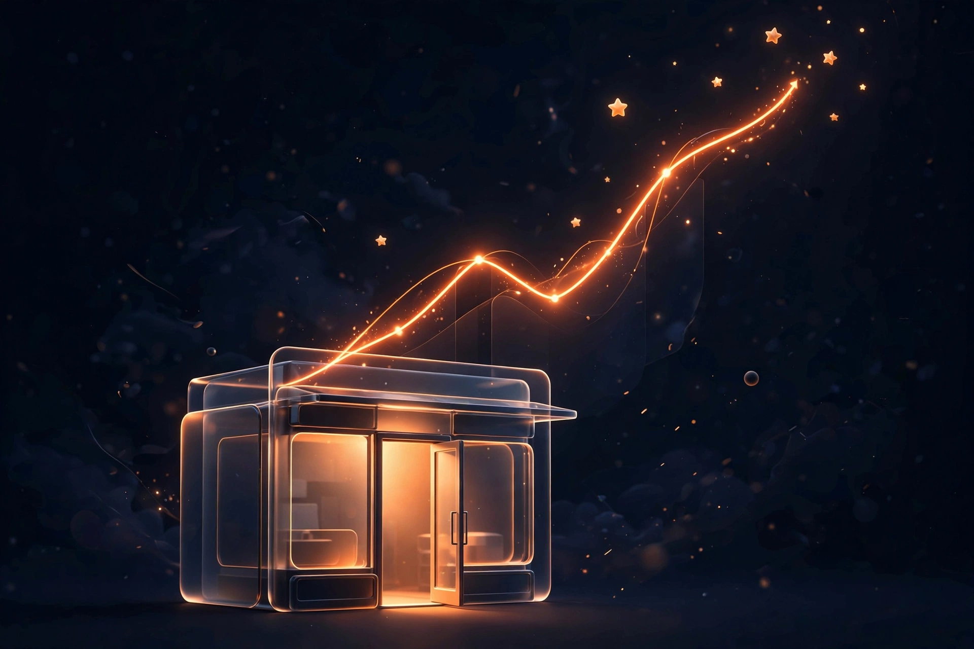 Why SEO matters for small business growth — organic traffic rising over time